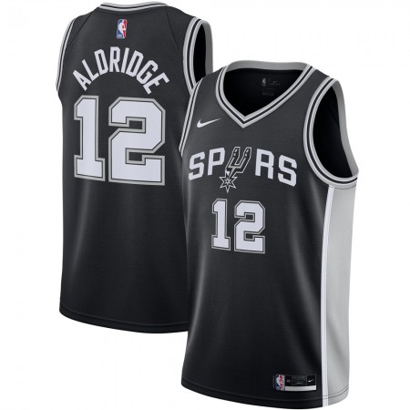 Camiseta Hombre San Antonio Spurs LaMarcus Aldridge 12 2020-21 Nike Icon Edition Swingman